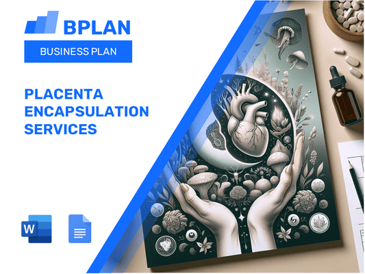 Plan d'affaires des services d'encapsulation placenta