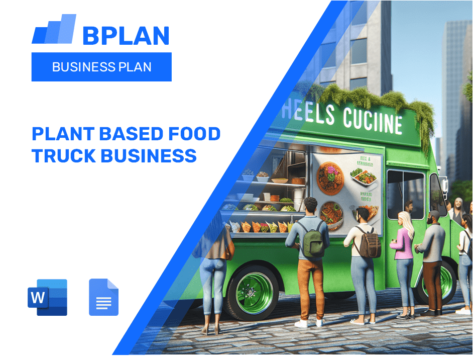 Plant Based Food Truck Business Plan