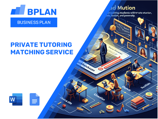 Private Tutoring Matching Service Business Plan