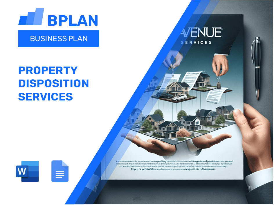 Property Disposition Services Business Plan