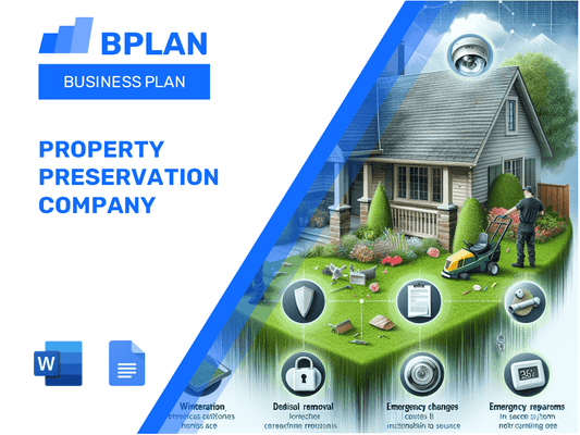Plano de negócios da empresa de preservação de propriedades