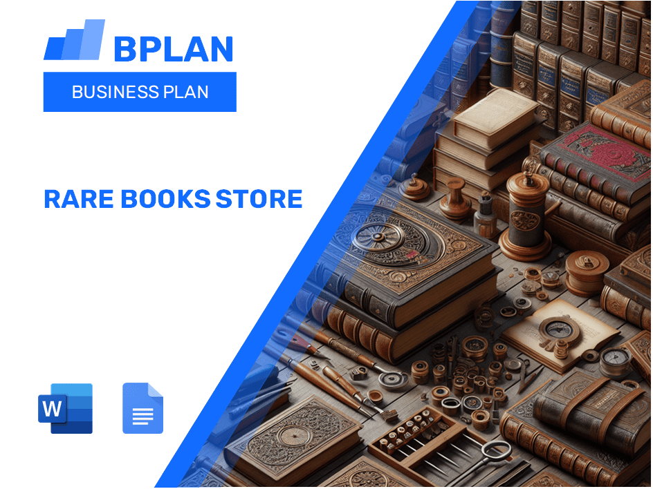 Rare Books Store Business Plan Business