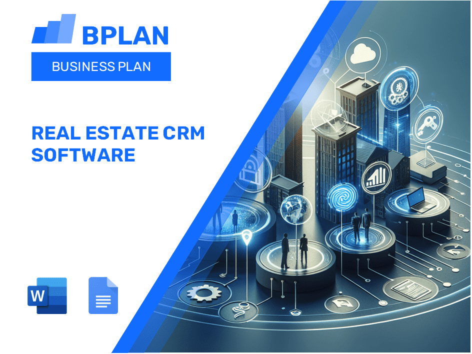 Plano de negócios de software CRM imobiliário