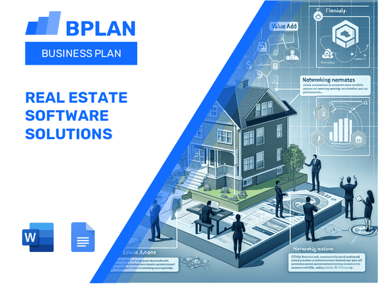 Plano de negócios de soluções de software imobiliário