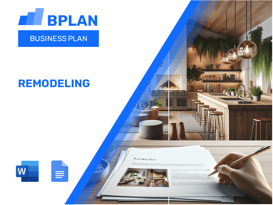 Remodeling Business Plan