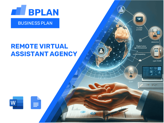 Plano de negócios da agência assistente virtual remota