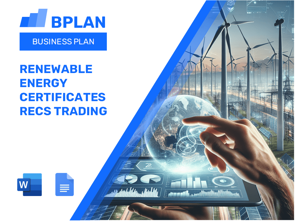 Certificados de energia renovável Recs Trading Business Plan