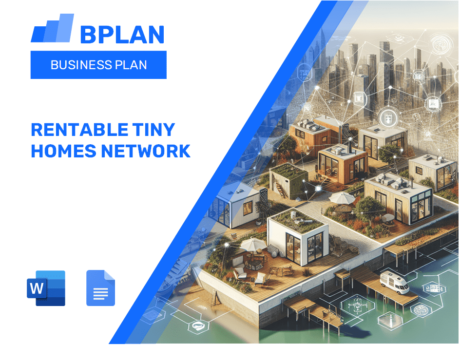Plano de negócios de rede de casas minúsculas alugáveis