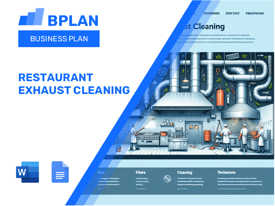 Restaurant Exhaust Cleaning Business Plan