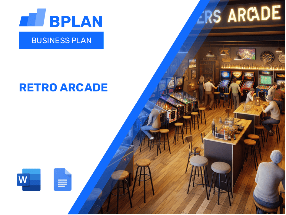 Plano de negócios de arcade retro