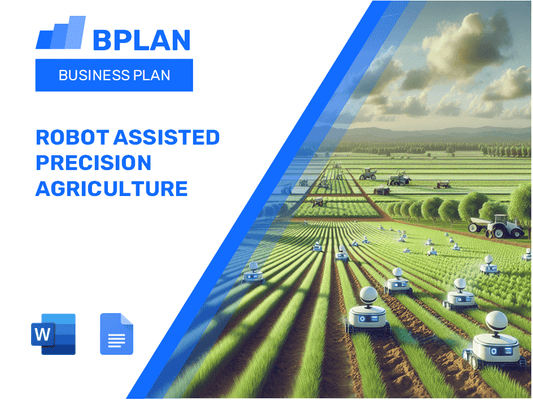 Plano de negócios de agricultura de precisão assistida por robô