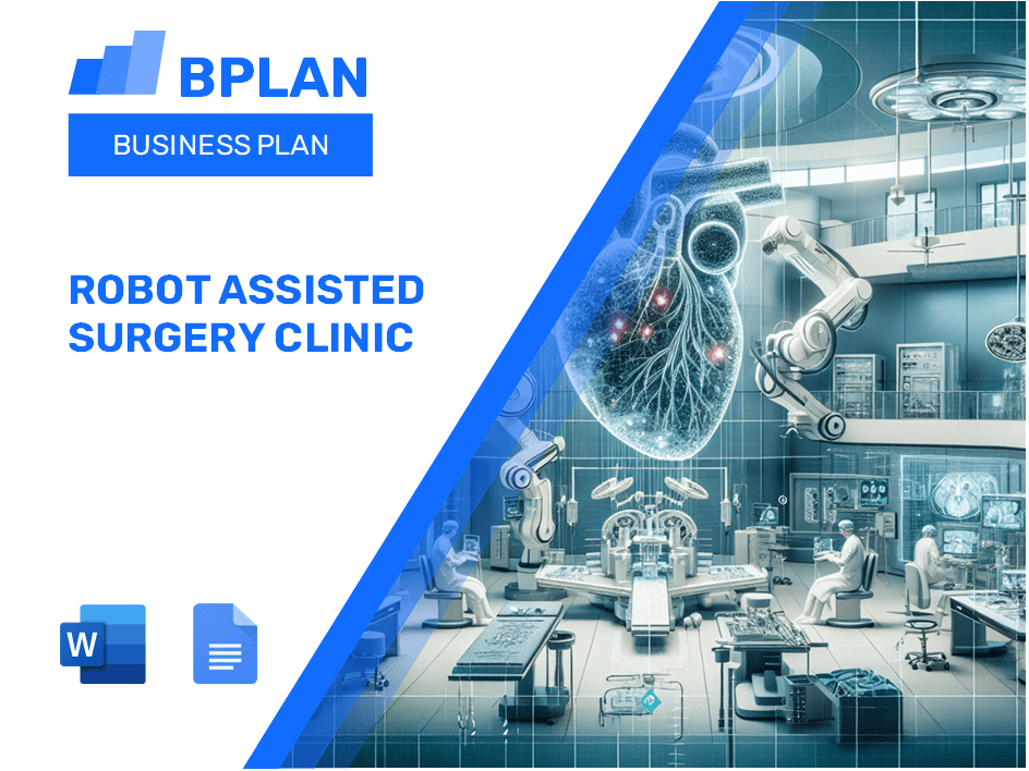 Plano de negócios da clínica de cirurgia assistida por robô