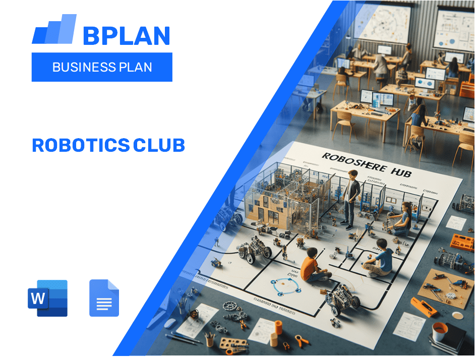 Plano de negócios do Robotics Club