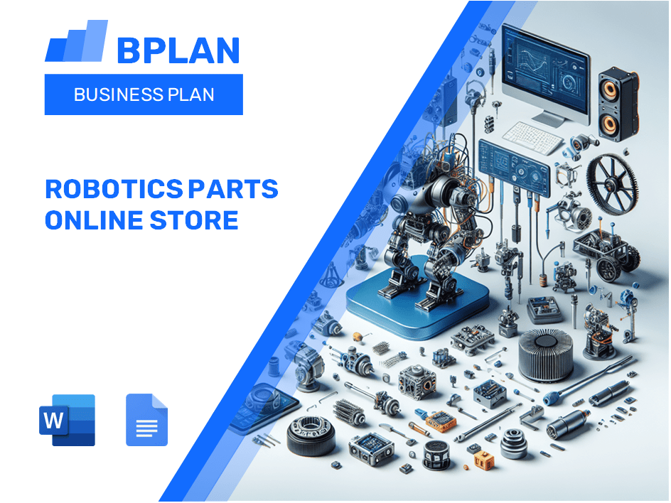 Robotics Parts Online Store Business Plan Business