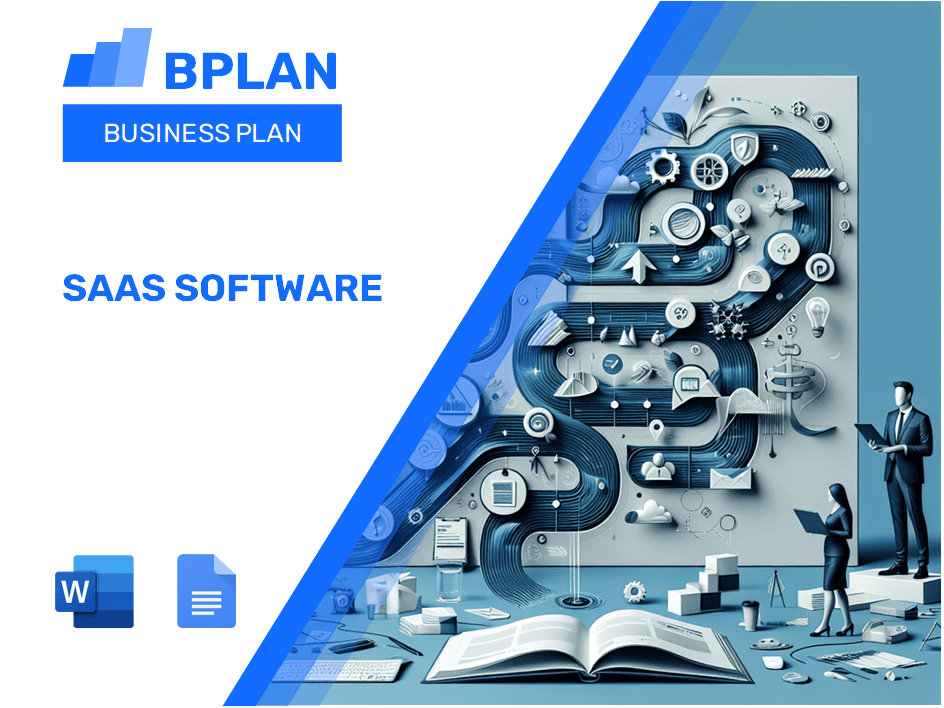 Plano de negócios de software SaaS