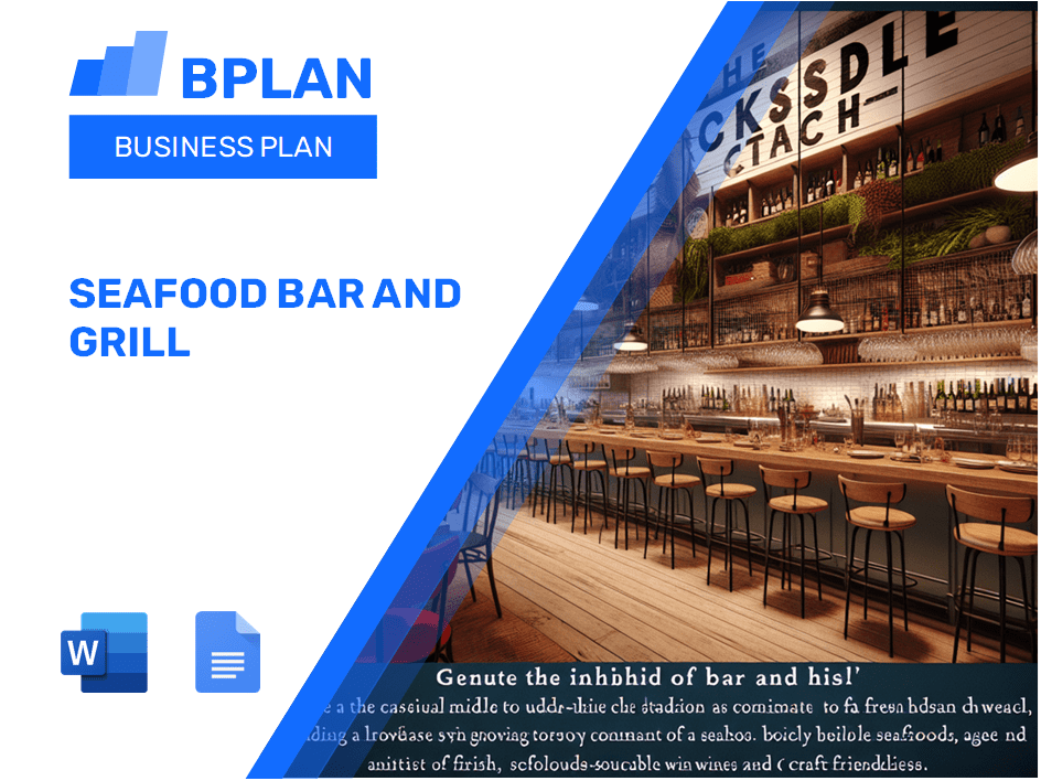 Seafood Bar And Grill Business Plan