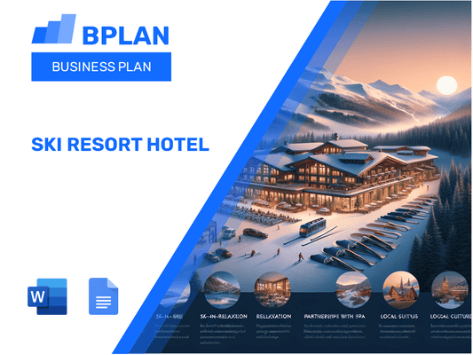 Plano de Negócios de Hotel Resort de Ski