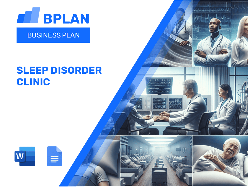 Plano de negócios da clínica de transtorno do sono