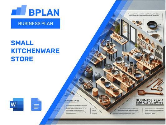 Small Kitchenware Store Business Plan
