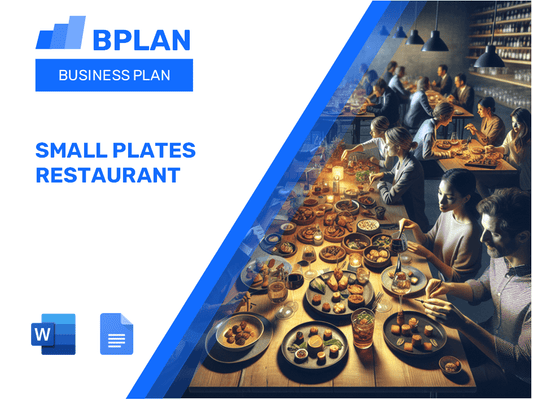 Small Plates Restaurant Business Plan