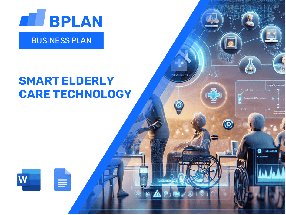 Plano de negócios de tecnologia de idosos inteligentes