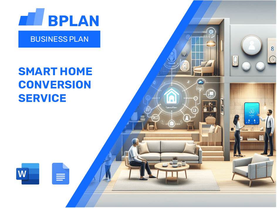 Plano de negócios de serviço de conversão doméstica inteligente