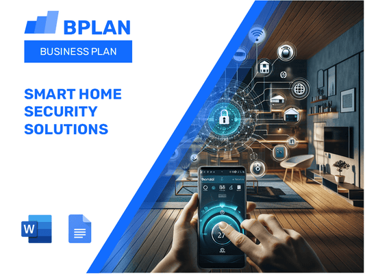 Plano de negócios de soluções de segurança doméstica inteligente