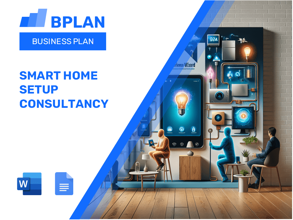 Plano de negócios de consultoria de configuração doméstica inteligente