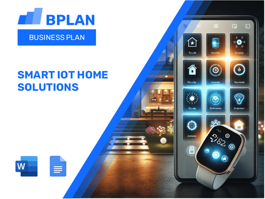 Smart IoT Home Solutions Business Plan