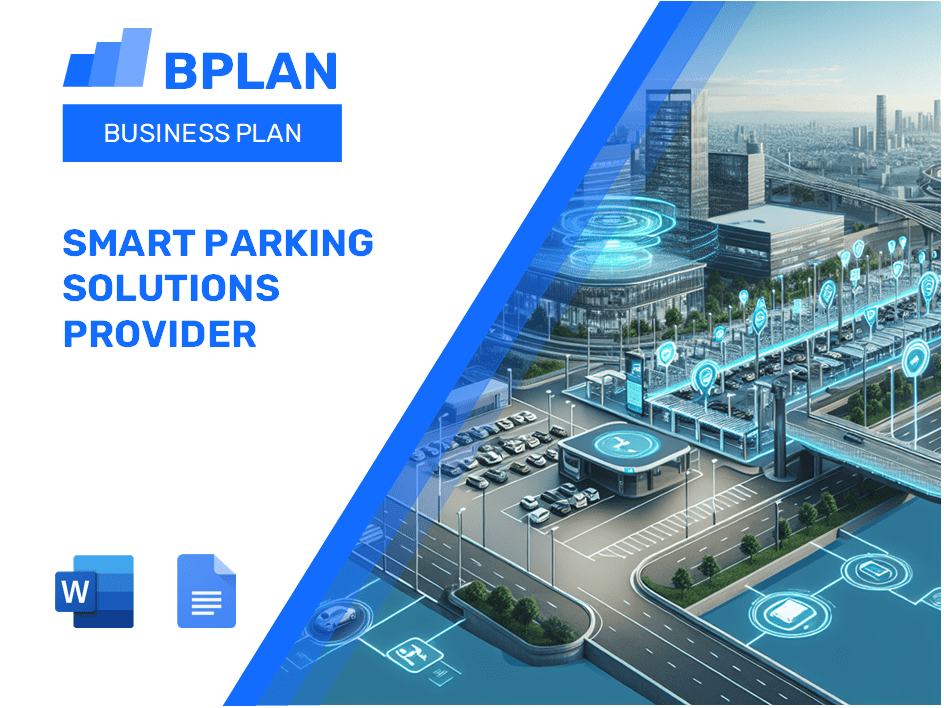 Plano de negócios de provedor de soluções de estacionamento inteligente