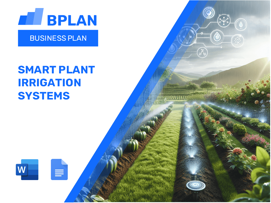 Smart Plant Irrigation Systems Business Plan