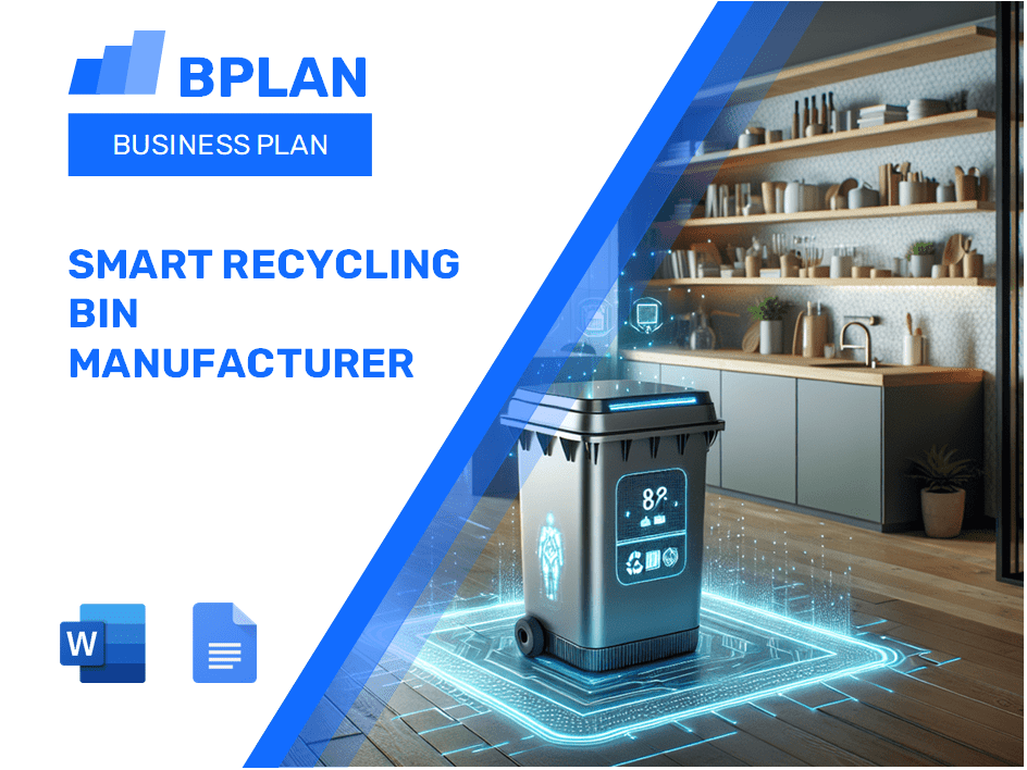 Plano de negócios do fabricante inteligente de reciclagem de reciclagem