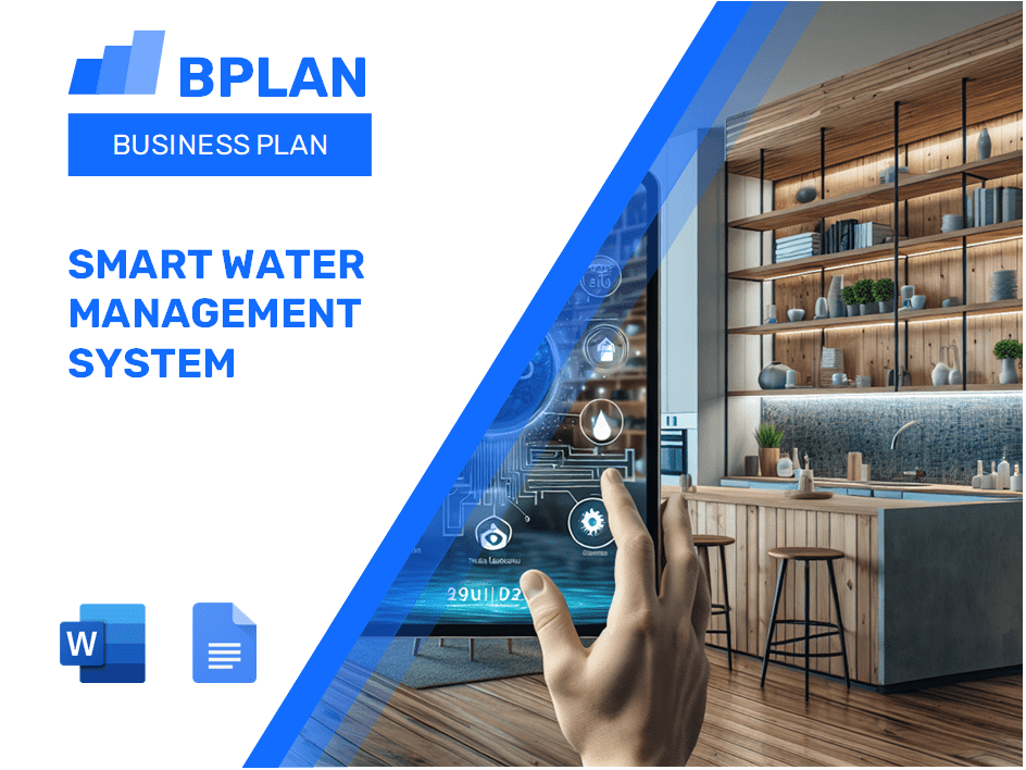 Plano de negócios do sistema de gerenciamento de água inteligente
