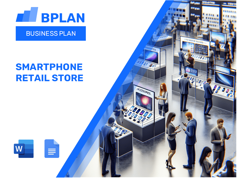 Plan d'affaires de magasin de détail des smartphones