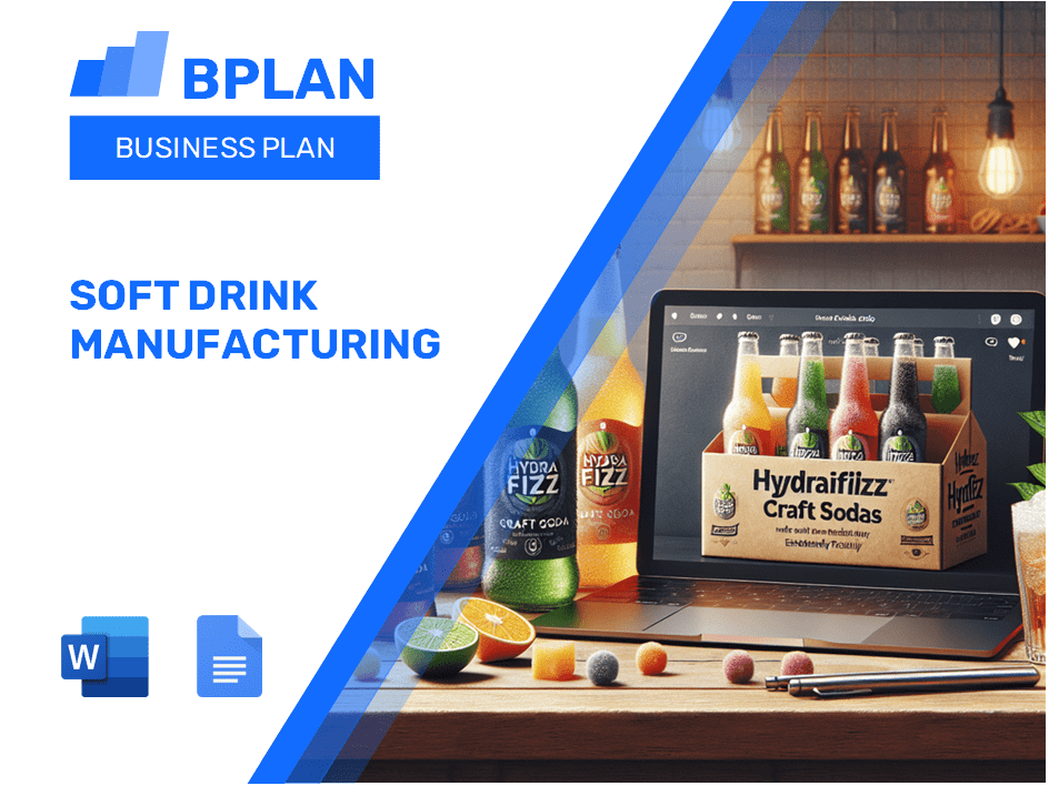 Soft Drink Manufacturing Business Plan