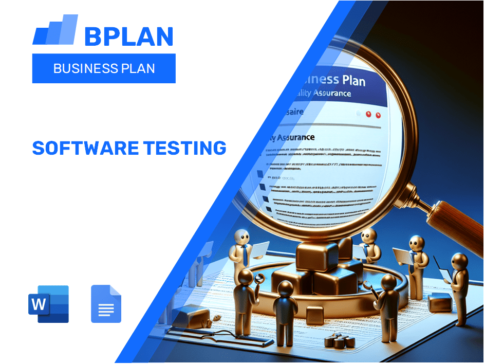 Plan de negocios de prueba de software