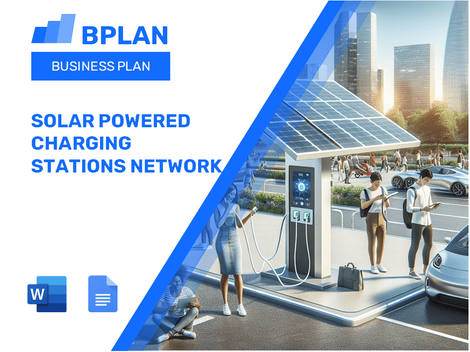 Plan de negocios de redes de estaciones de carga solar
