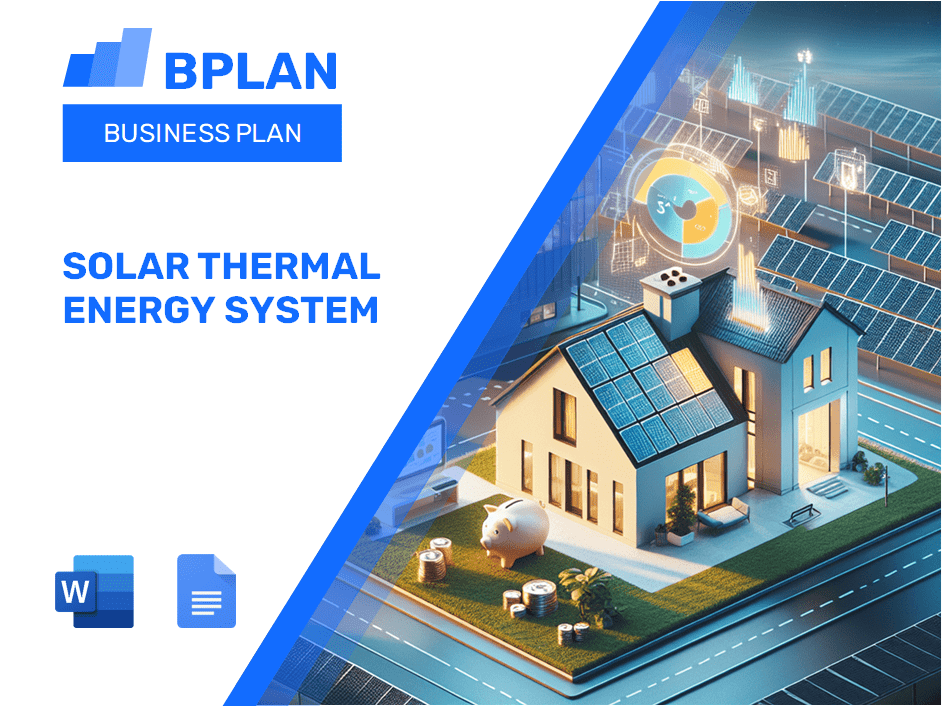 Plan de negocios del sistema de energía térmica solar