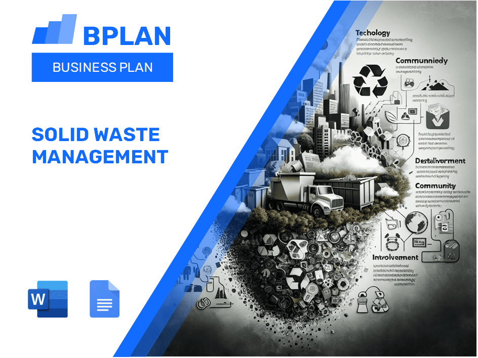 Plano de negócios de gerenciamento de resíduos sólidos