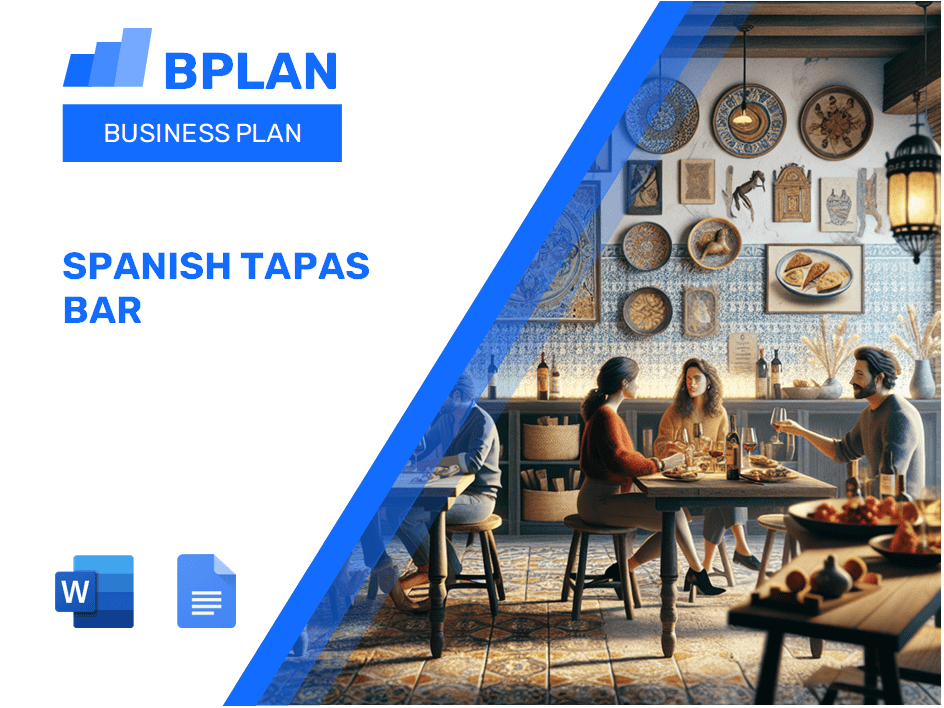 Plan de negocios de barra de tapas españolas