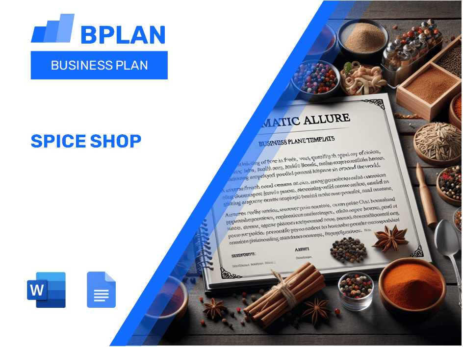 Spice Shop Business Plan