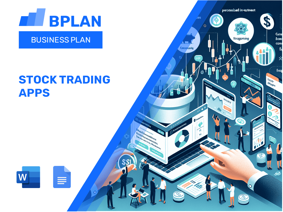 Plan de negocios de aplicaciones de comercio de acciones