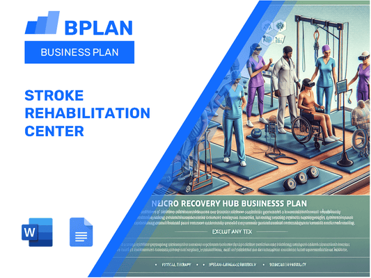 Plan de negocios del centro de rehabilitación de accidente cerebrovascular