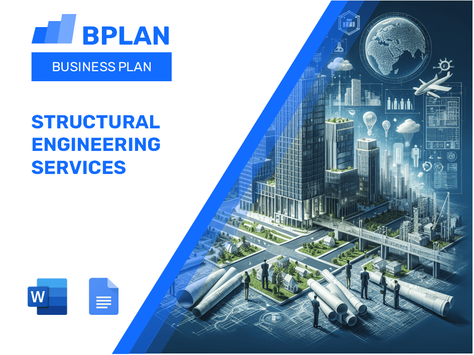 Plan de negocios de servicios de ingeniería estructural