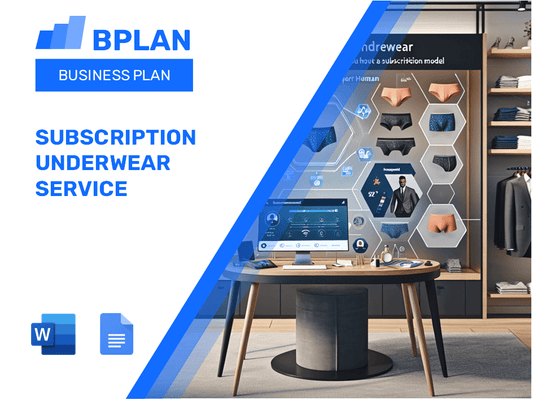 Subscription Underwear Service Business Plan