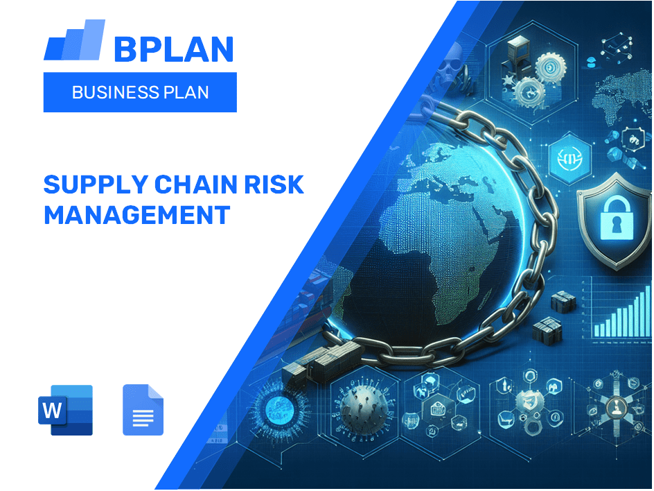 Plan de negocios de gestión de riesgos de la cadena de suministro
