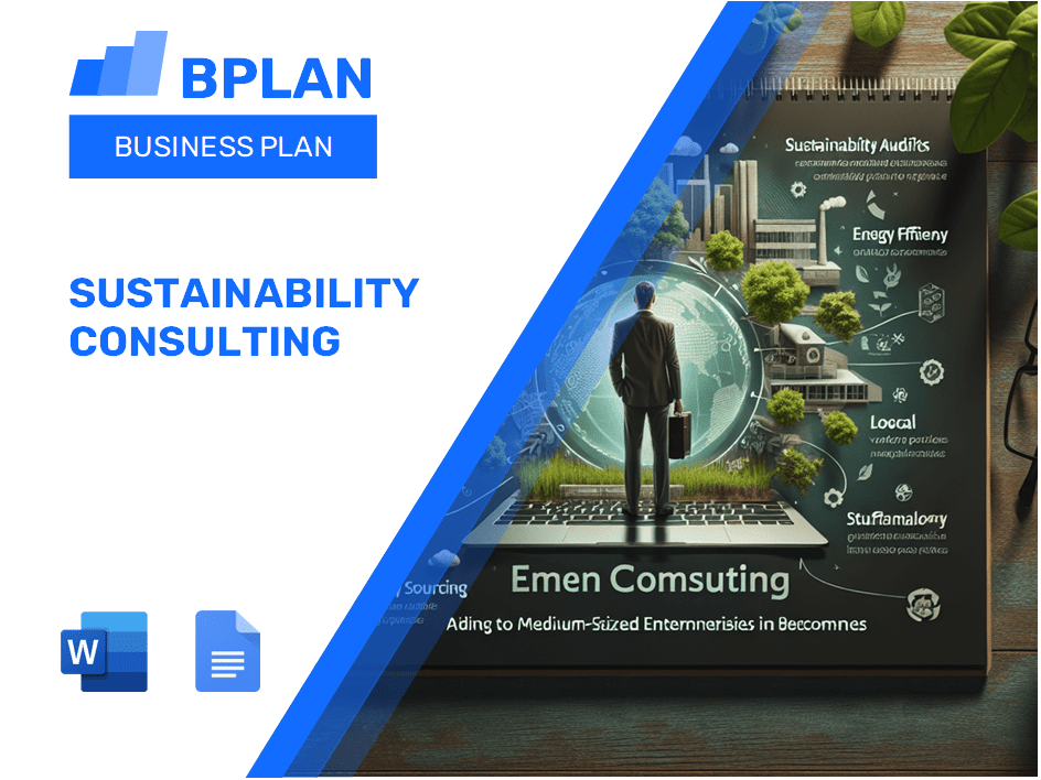 Sustainability Consulting Business Plan