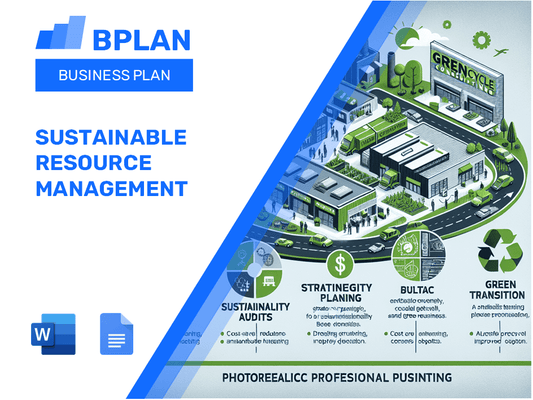 Plan de negocios de gestión de recursos sostenibles