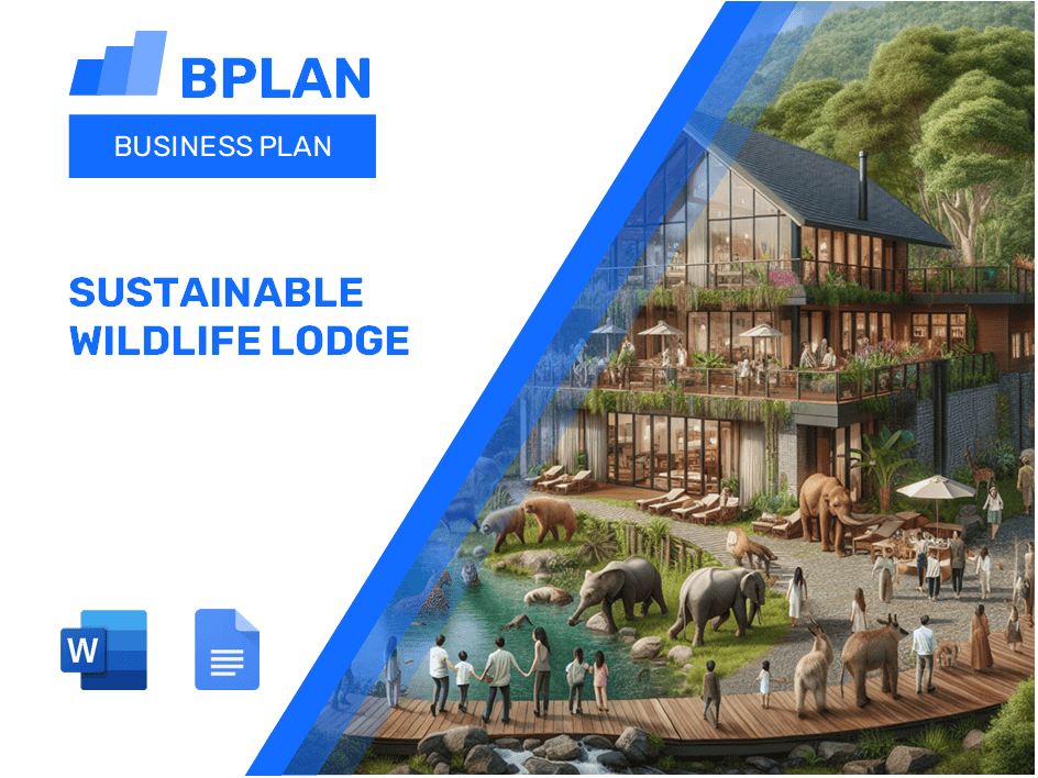 Plan de negocios sostenible de la vida silvestre Lodge