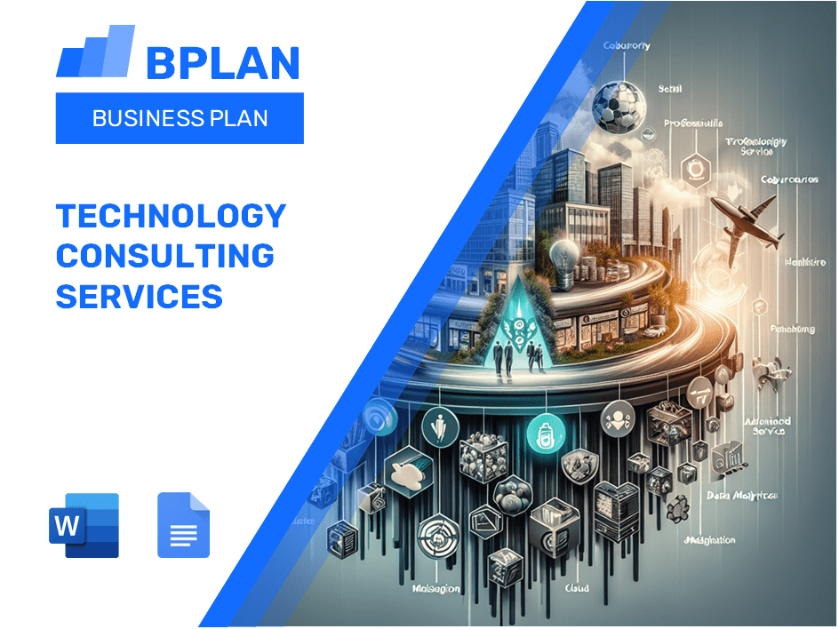 Plano de negócios de serviços de consultoria de tecnologia